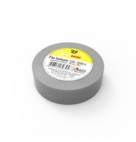 Fita Isolante Anti Chama 10m x 18mm - Enerbras CINZA